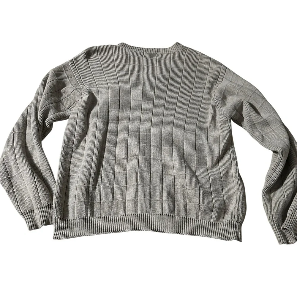 Izod Men's Ribbed Crewneck Sweater - Light Gray